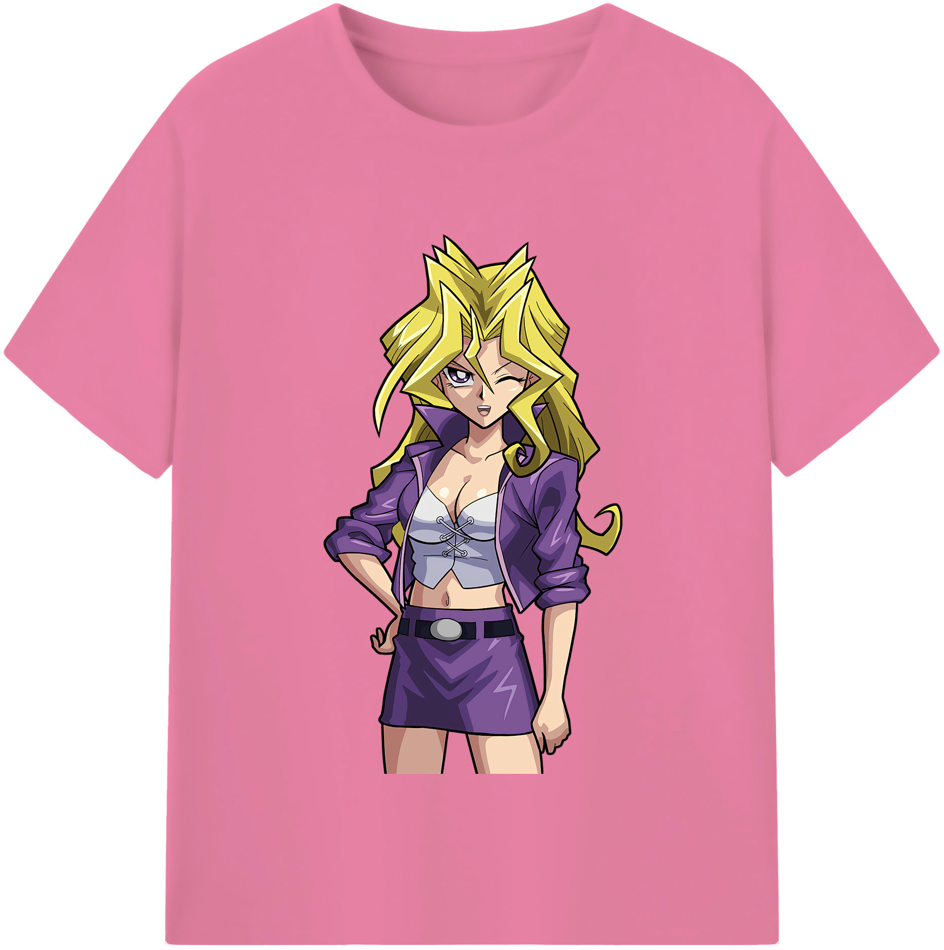 （画像用） 遊☆戯☆王 Yu-Gi-Oh! 綿100％半袖Tシャツ（フロントプリント）